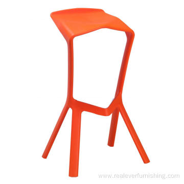 Modern stackable plastic Miura stool replica